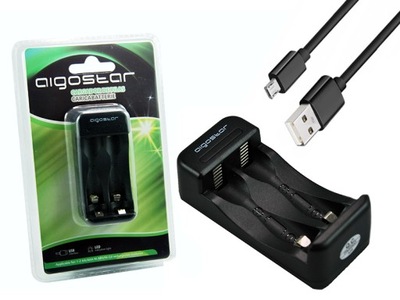 PODWÓJNA ŁADOWARKA DO AKUMULATORKÓW AA AAA USB