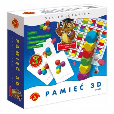 Pamięć 3D Maxi Gra Edukacyjna Alexander Memory