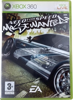 NEED FOR SPEED MOST WANTED płyta bdb komplet XBOX 360