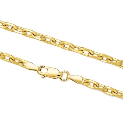 Złoty łańcuszek - Ankier 55cm pr.585