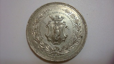 Polska Medal wystawa rolniczo przemysłowa Warszawa 1885 PIĘKNY
