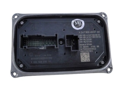 Mercedes b klasa gla glb 247 w247 x247 перетворювач модуль led фото №1