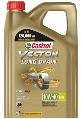 ACEITE SILNIKOWY 10W40 5L CASTROL VECTON LONG DRAIN E6/E9  