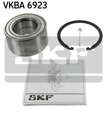 KOMPLEKTAS GUOLIŲ RATAI SKF VKBA 6923 PRZOD|LEWA|PRAWA 