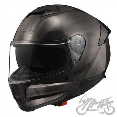 CASCO LS2 FF808 STREAM II JEANS TITANIUM-06 S  