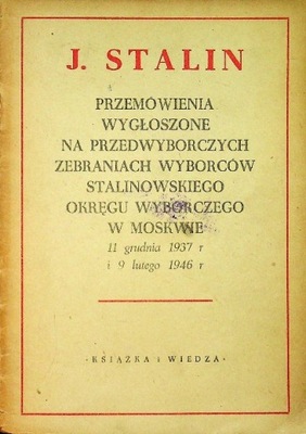 Przemówienia wygłoszone na przedwyborczych