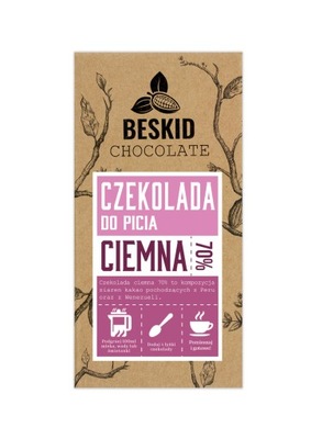 Beskid ciemna/gorzka czekolada do picia 70% 200g