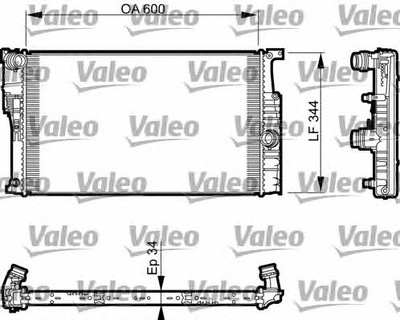 VALEO 735493 CHLODNICA, SISTEMA AUŠINIMO VARIKLIO 