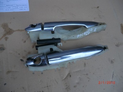 Kia picanto ii 11-17 ручка наружная правая хром фото №1