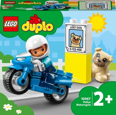 LEGO Duplo Town. Motocykl policyjny