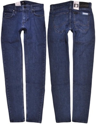 LEE spodnie SKINNY blue MALONE W29 L32