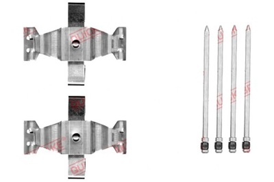 Quick brake 109-1804 набір аксесуари, гальмівні колодки гальмівні фото №1