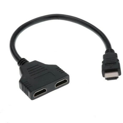 Rozdzielacz HDMI 1 wejście na 2 wyjścia kabel z portem HDMI