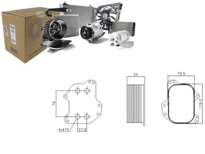 Радіатор оливи audi q3 2.0 tdi 8u фото №1