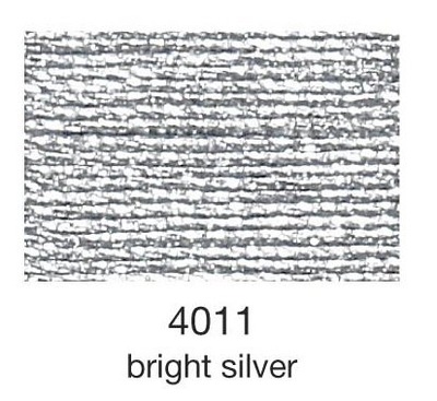 mulina Madeira Metallic 4-bright silver 4011