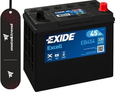 АКУМУЛЯТОР EXIDE EXCELL P+ 45AH/330A EB454