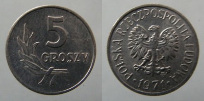 5948. PRL. 5 GR. 1971 B. ŁADNA!!!