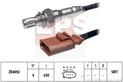 Датчики лямбда-зонд eps 1.998.057 фото №1