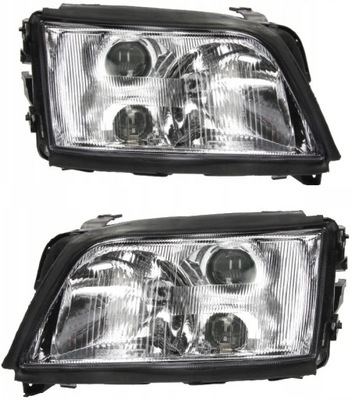 Audi a6 c4 94- фари з протитуманна фара правий + лівий фото №1