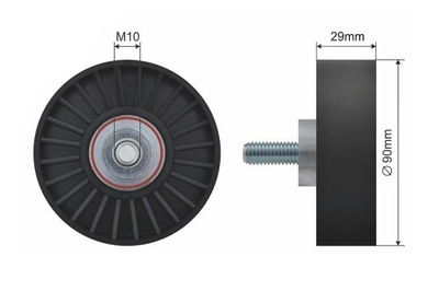 ROLLO PROPULSOR CORREA MULTICOSTAL  