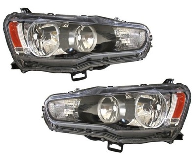 Комплект фары mitsubishi lancer 2007- фото №1