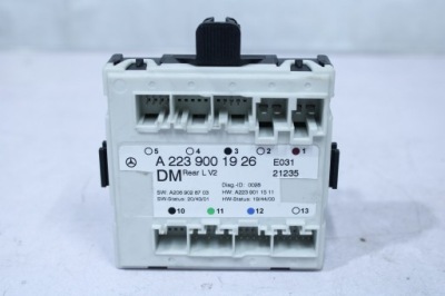 Mercedes 223 w223 модуль блок управления дверь a2239001926 фото №1
