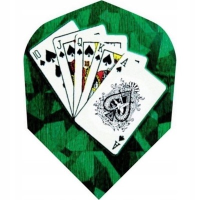 Piórka Harrows Hologram do lotek rzutek do darta