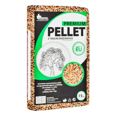 Sekpol Pellet Premium z trocin drzewnych 15kg