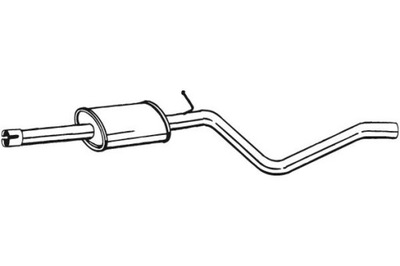 BOSAL SILENCER SYSTEM OUTLET CENTRAL DACIA LOGAN RENAULT LOGAN I - milautoparts-fr.ukrlive.com