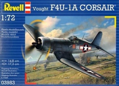 Model samolotu Vought F4U-1A Corsair, 1:72
