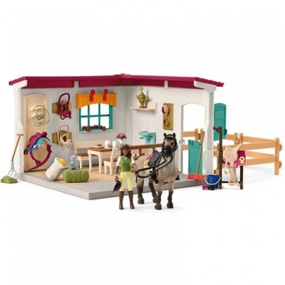 Schleich Siodlarnia Zestaw z koniem 42591