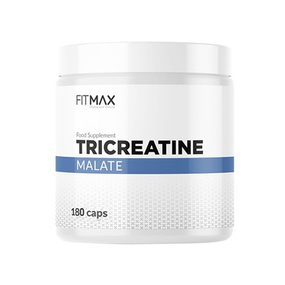 FITMAX TRI CREATINE MALATE 180k JABŁCZAN KREATYNY TCM KREATYNA MIĘŚNIE