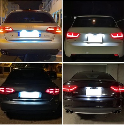 ОЧЕНЬ МОЩНЫЙ ПОДСВЕТКА НОМЕРА НОМЕРА LED (СВЕТОДИОД ) AUDI A3 A4 A6 6500K