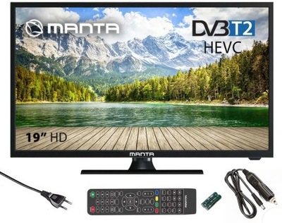 Telewizor LED 19" Manta 19LHN123D DVBT2 230/12V
