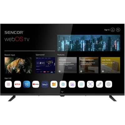 Telewizor 40" LED webOS SMART TV Sencor FHD HDR SLE 40FS802TCSB