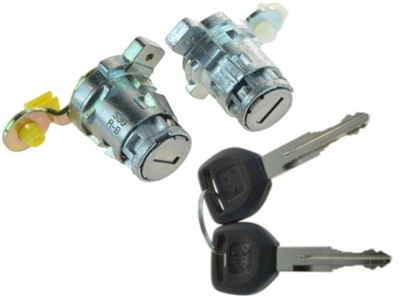 2 PIEZAS PIEZA INSERTADA DE CERRADURA DE PUERTA + 2 PIEZAS LLAVE HONDA CRV CR-V II ODYSSEY S2000  