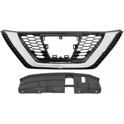 Решётка радиатора решётка радиатора радиатора решётка nissan qashqai 17 фото №1