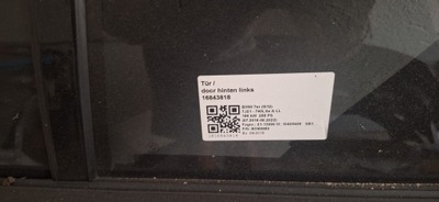 Двері ліва задні лівий задня bmw 7 g11 g12 фото №1