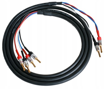 Kable przewody bi-wire bi-wiring Klotz 3m