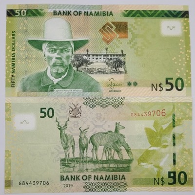 Namibia 50 Dolar 2019 P-13c UNC