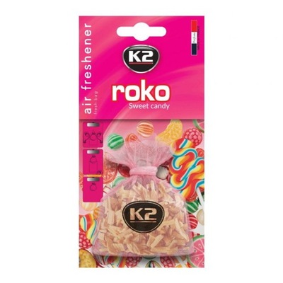 K2 ROKO ZAPACH SAMOCHODOWY SWEET CANDY