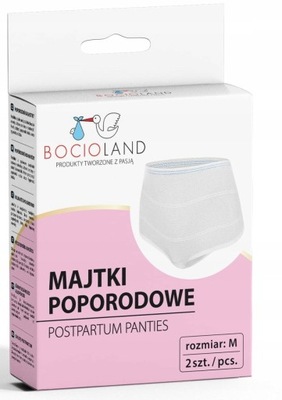 BOCIOLAND MAJTKI POPORODOWE SIATECZKOWE M 2 SZT