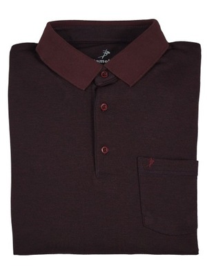 Bameha Bluza Polo B138 - Bordo - L