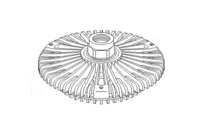 Topran сцепление вентилятора радиатора audi a4, a6, фото №1