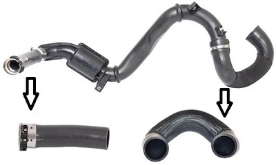 Труба wąż turbo інтеркулер opel vivaro a / renault trafic ii 2,0cdti фото №1