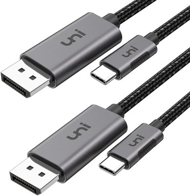 Kabel Adapter USB C na DisplayPort 4K 60Hz 2x1,8m