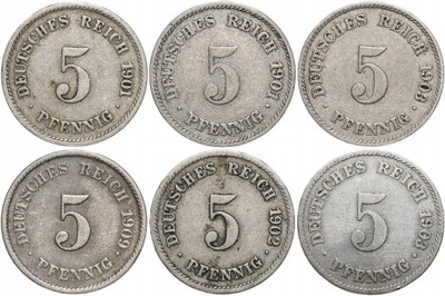 5 pfennig 1910 G