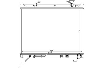 NISSENS РАДИАТОР KIA SORENTO I (BL) (02-)