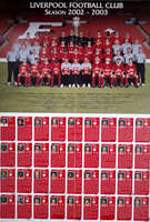 Duży plakat Liverpool FC 2002-2003 (oficjalny)