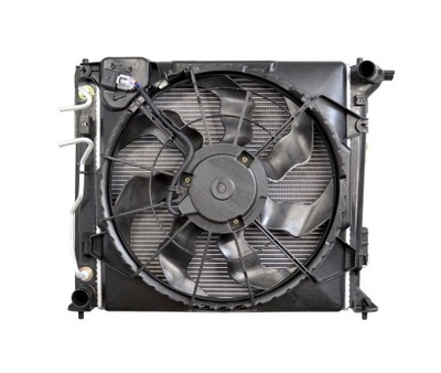 Комплект радіатор hyundai tucson 1,7 2,0crdi 16 at фото №1